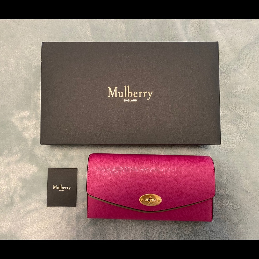 Mulberry Darley Small Cross Grain Leather Wallet